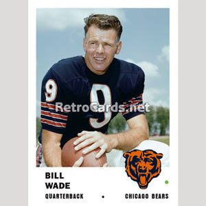 1961F Bill Wade Chicago Bears