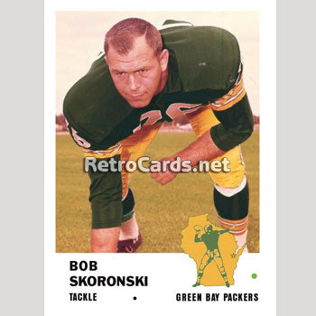 1961F Bob Skoronski Green Bay Packers – RetroCards