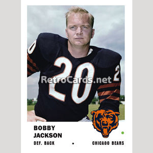 1961F Bobby Jackson Chicago Bears