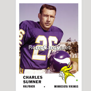 1961F Charles Sumner Minnesota Vikings