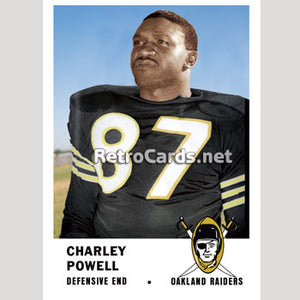 1961F Charley Powell Oakland Raiders