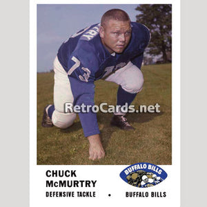 1961F Chuck McMurtry Buffalo Bills