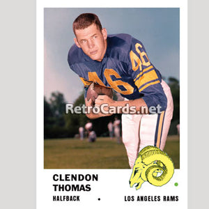 1961F Clendon Thomas Los Angeles Rams