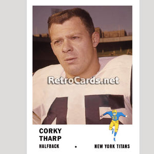 1961F Corky Tharp New York Titans