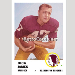 1961F Dick James Washington Redskins