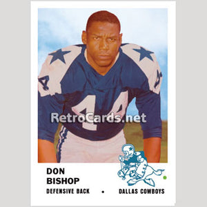 1961F Don Bishop Dallas Cowboys
