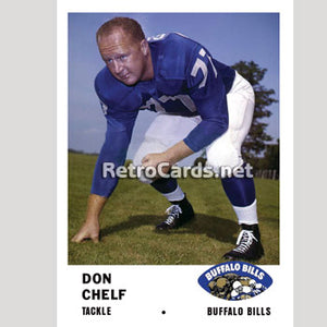 1961F Don Chelf Buffalo Bills