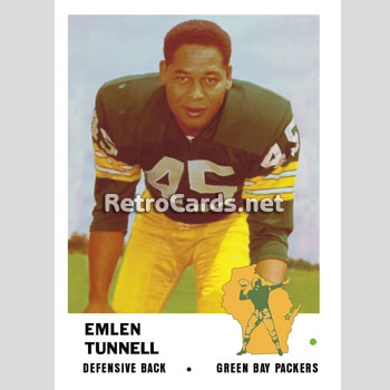 1961F Green Bay Packers RetroCards Set