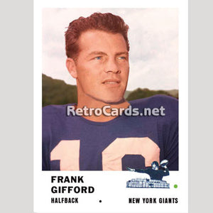 1961F Frank Gifford New York Giants