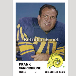 1961F Frank Varrichione Los Angeles Rams
