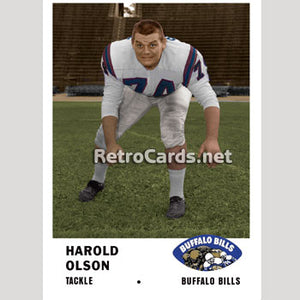 1961F Harold Olson Buffalo Bills