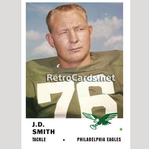1961F J.D. Smith Philadelphia Eagles