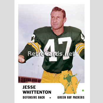 1961F Green Bay Packers RetroCards Set