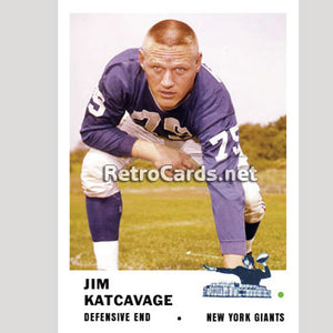 1961F Jim Katcavage New York Giants