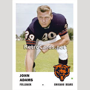 1961F John Adams Chicago Bears