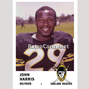 1961F John Harris Oakland Raiders