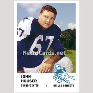 1961F John Houser Dallas Cowboys