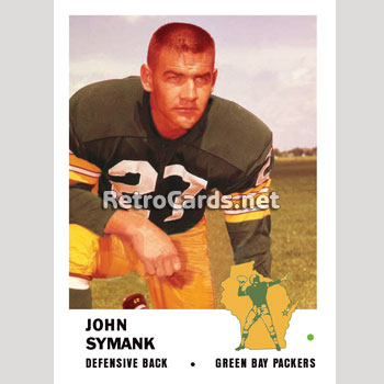 1961F Green Bay Packers RetroCards Set