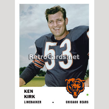 1961F Chicago Bears RetroCards Set