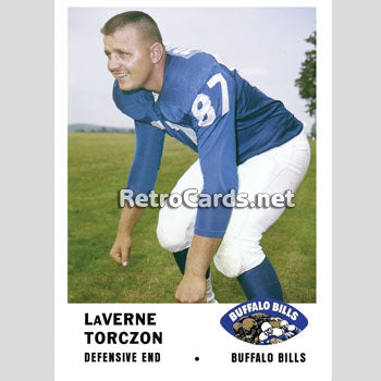 1961F Laverne Torczon Buffalo Bills – RetroCards