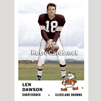 1961F Len Dawson Cleveland Browns – RetroCards