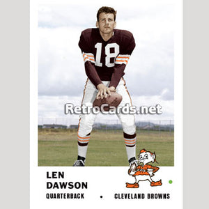 1961F Len Dawson Cleveland Browns