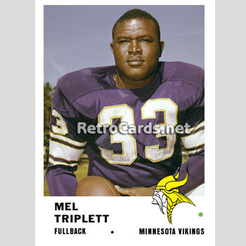 : 1961 Topps # 86 Mel Triplett Minnesota Vikings (Football Card)  NM+ Vikings Toledo : פריטי אספנות ואמנות