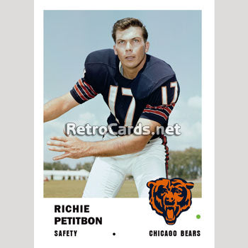 1961F Richie Petitbon Chicago Bears – RetroCards