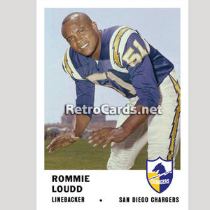 1961F Rommie Loudd San Diego Chargers