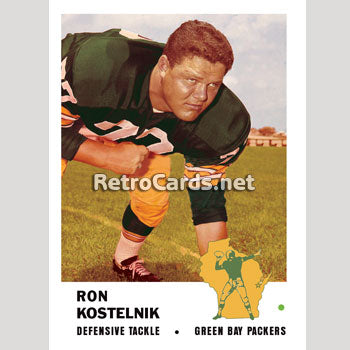 1961F Green Bay Packers RetroCards Set