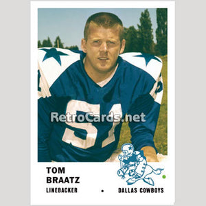 1961F Tom Braatz Dallas Cowboys