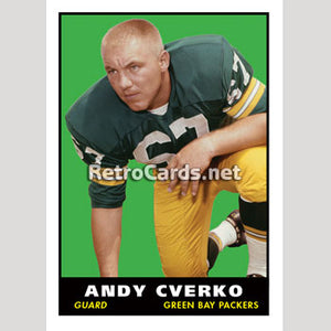 1961T Andy Cverko Green Bay Packers