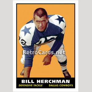 1961T Bill Herchman Dallas Cowboys