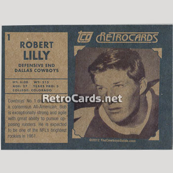 Custom Sports Cards by RetroCards: Dallas Cowboys: The All