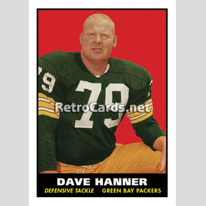 1961T Dave Hanner Green Bay Packers