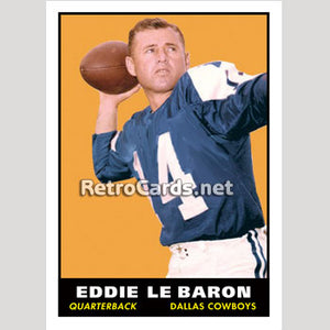 1961T Eddie LeBaron Dallas Cowboys