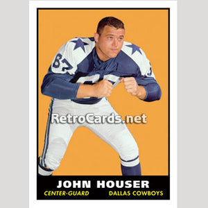 1961T John Houser Dallas Cowboys
