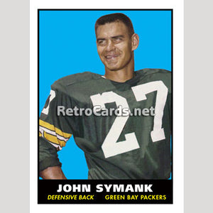 1961T John Symank Green Bay Packers