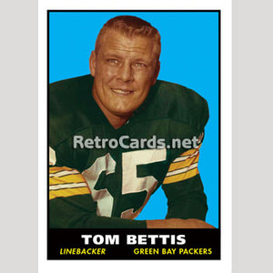 1961T Tom Bettis Green Bay Packers