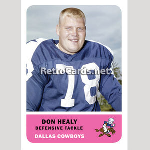 1962F Don Healy Dallas Cowboys