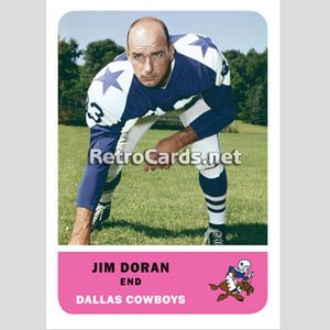 1962F Jim Doran Dallas Cowboys