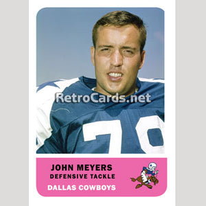 1962F John Meyers Dallas Cowboys