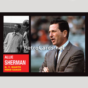 1962T Allie Sherman New York Giants