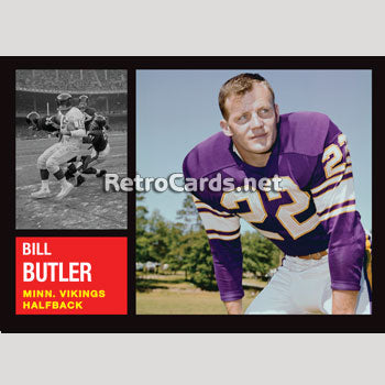 1962T-Bill-Butler-Minnesota-Vikings