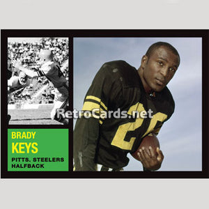 1962T Brady Keys Pittsburgh Steelers
