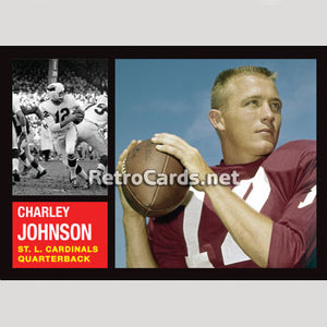 1962T Charley Johnson St. Louis Cardinals