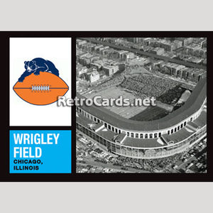 1962T Wrigley Field Chicago Bears