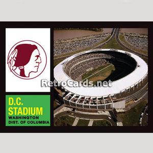 1962T D.C. Stadium Washington Redskins
