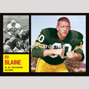 1962T Ed Blaine Green Bay Packers