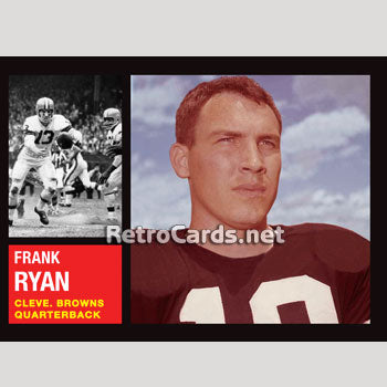 1962T Frank Ryan Cleveland Browns – RetroCards